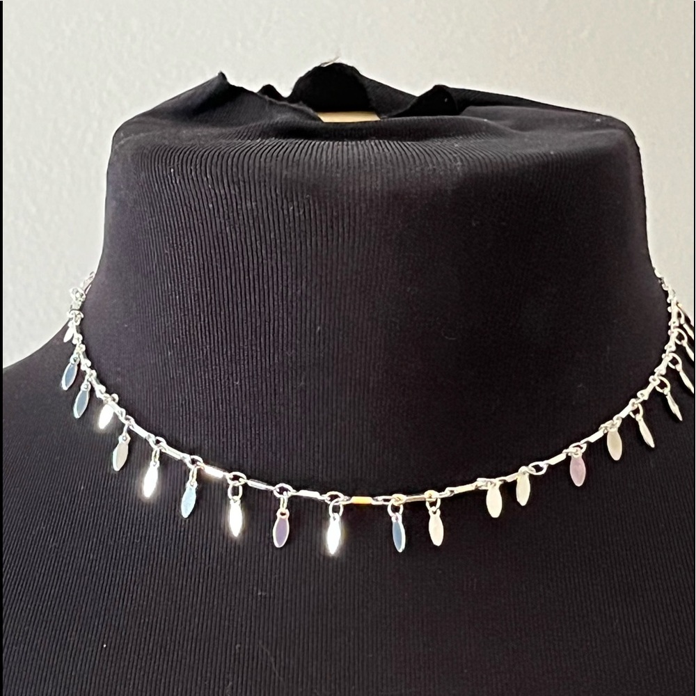 Jenny Bird Sterling Silver Solstice Choker Necklace